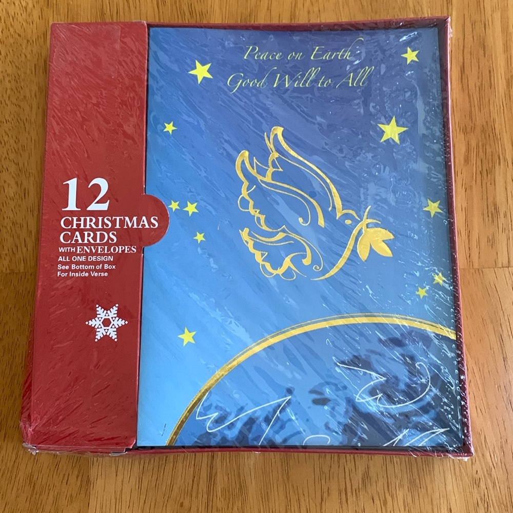 🛑 New Christmas Holiday Greeting Cards Peace on Earth